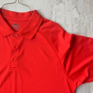 Slate get Red Button Polo Short Sleeve